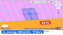 bán đất thổ cư khu dân cư phú thịnh ,phường long bình tân dt 180m²