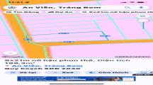 đất ấp 4 xã an viễn trảng bom dt 180m đất thổ cư giá 1 tỷ 9