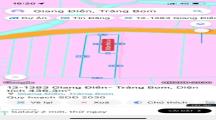 bán 460m² đất có thổ cư xã giang điền , trảng bom giá 2 tỷ 2