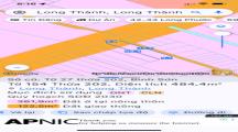 bán đất bình sơn -long thành dt 500m có 184m thổ cư giá 5 tỷ 2