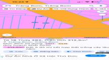 Bán đất thổ cư xã Trảng Bom dt 212m giá 7 tỷ 5