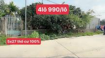 BÁN 4 LÔ ĐẤT VỊ TRÍ ĐẸP – NGAY HƯƠNG LỘ 15 , P. TÂN TRIỀU, VĨNH CỬU