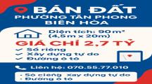🔑 BÁN ĐẤT ĐẸP KP7 – TÂN PHONG – TRẢ TRƯỚC CHỈ 900 TRIỆU