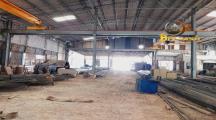 Cho thuê xưởng 1300m2 có 2 cẩu trục 5T mặt tiền Long Bình Tân có 80tr