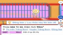 cần bán đất thổ cư khu hưng thuận - thị trấn trảng bom- đồng nai
