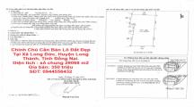 Chính Chủ Cần Bán Lô Đất Đẹp Tại Xã Long Đức, Huyện Long Thành, Tỉnh