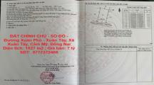 ĐẤT CHÍNH CHỦ - SỔ ĐỎ - Đường Xuân Phú - Xuân Tây, Xã Xuân Tây, Cẩm