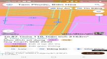 Bán 2163m2 có 300m2 thổ cư phường tam.phước biên hòa