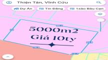 bán đất thiện tân ,vĩnh cửu , thổ cư dt 5000m²