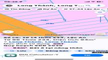 bán đất thổ cư sổ riêng xã long thành dt 90m giá 2 tỷ 3