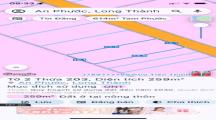 10x25m sổ thổ cư 100%   Vị trí ngay ấp 8 an Phước giá bán 2tỷ900