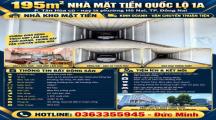 195m2 Nhà Mặt Tiền Quốc Lộ 1a P.Tân Hòa Cũ - 8.9 Tỷ
