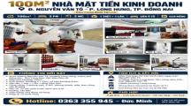 100m2 Nhà Mặt Tiền Kinh Doanh Đ.Nguyễn Văn Tỏ P.Long Bình Tân Cũ