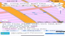 Bán gấp lô đấ thổ cư ph long hưng 100m2 giá 2tỷ550