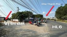 BÁN ĐẤT THỔ CƯ NGAY HƯƠNG LỘ 6 GẦN CHỢ THẠNH PHÚ- GẦN CÔNG TY CHANGSIN