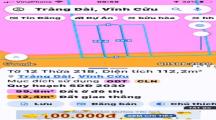 Bán gấp 3 lô liền kề trảng dài 110m2 giá 4tỷ9/1 lô