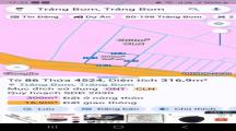 Bán gấp lô đất sào ph trảng bon 1000m2 giá 3tỷ100