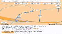 Bán gấp lô đất thổ cư trảng bom 1.000m2 giá 1tỷ290