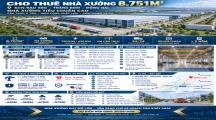 Cho Thuê 8751m2 KCN Bàu Xéo Sông Trầu Trảng Bom